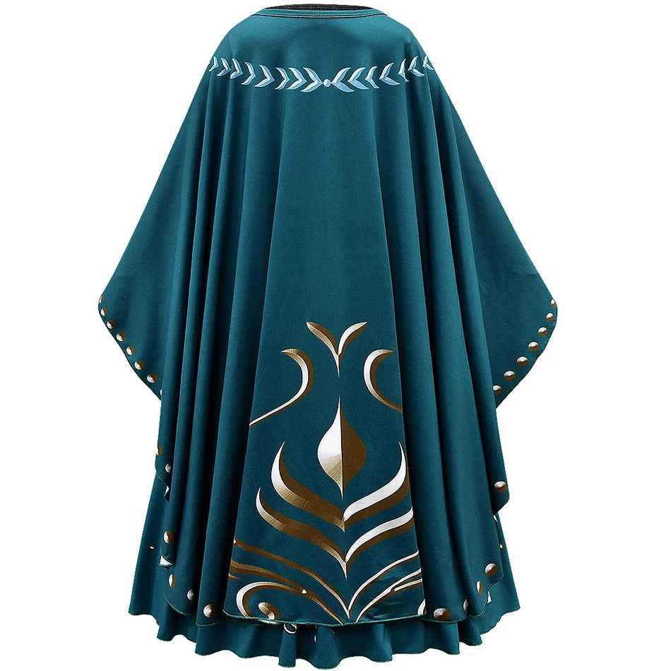 New 2025 Anna Girls Princess Fancy Dress Up Clothes Children Birthday Party Anna Princess Halloween Cosplay Costume